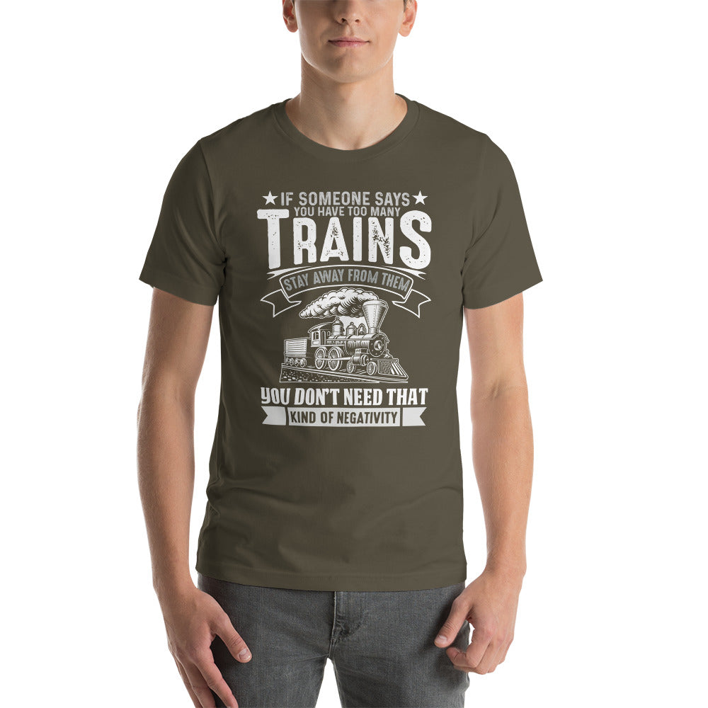Never Have To Many Trains Men's Short-sleeve t-shirt - Broken Knuckle Apparel