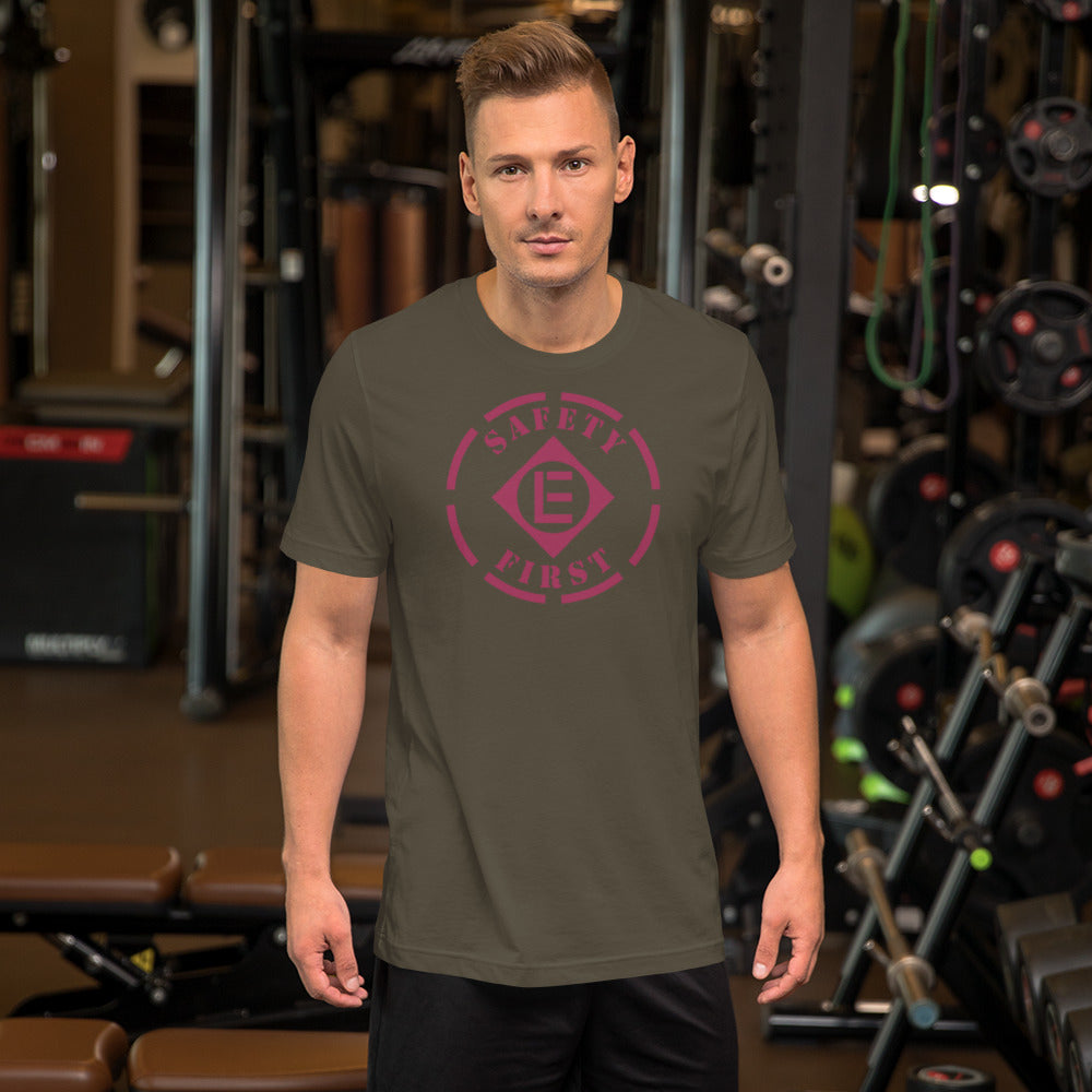 Erie Lackawanna Safety First Men's Short-sleeve t-shirt - Broken Knuckle Apparel
