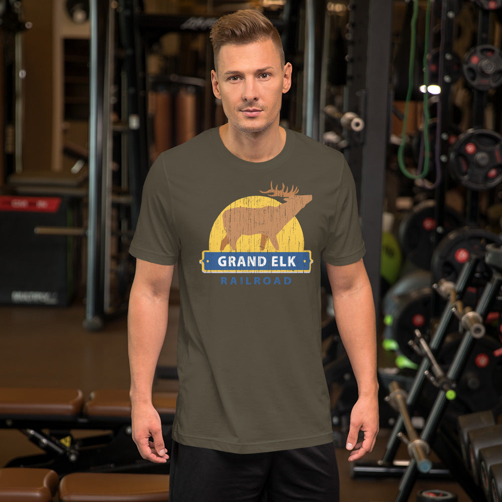Grand Elk Men's Short-sleeve t-shirt - Broken Knuckle Apparel