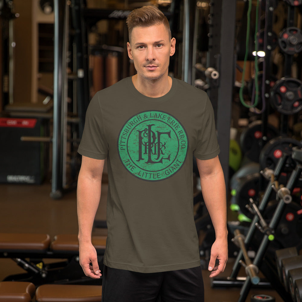 Pittsburgh & Lake Erie [P&LE] Men's Short-sleeve t-shirt - Broken Knuckle Apparel