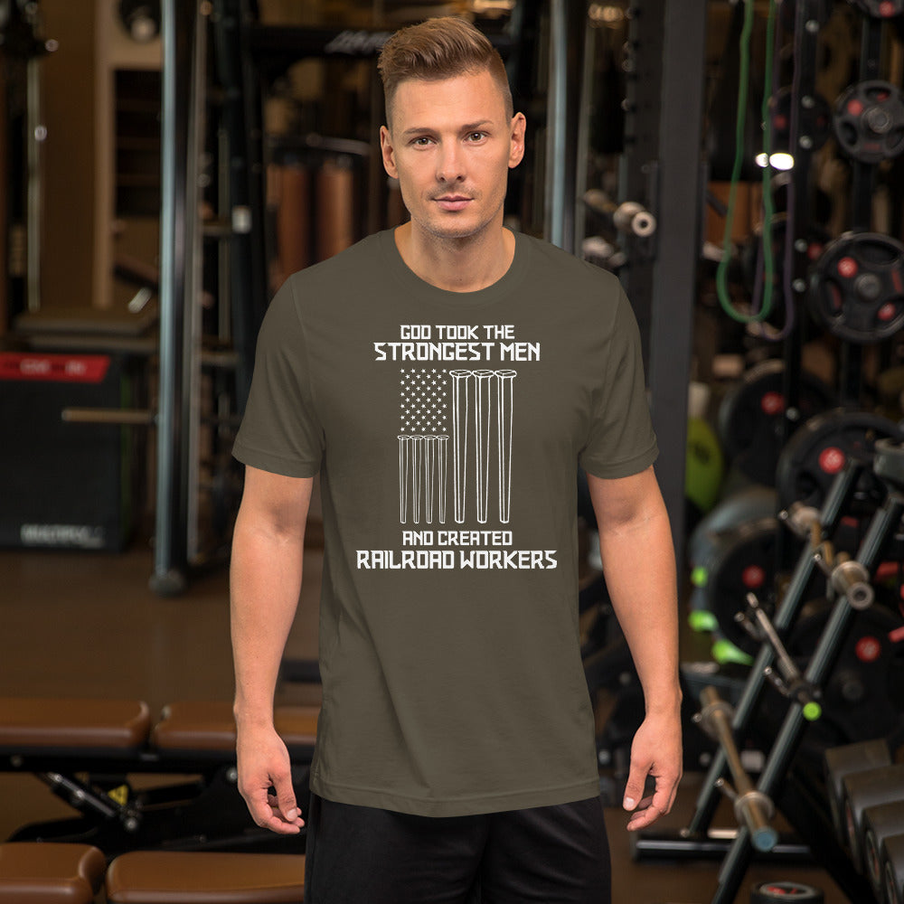 God Took The Strongest Men's Short-sleeve t-shirt - Broken Knuckle Apparel