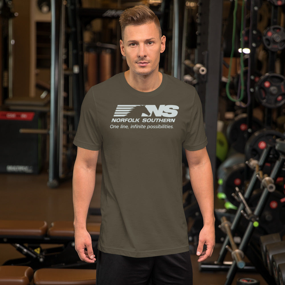 Norfolk Southern One Line Men's Short-sleeve t-shirt - Broken Knuckle Apparel
