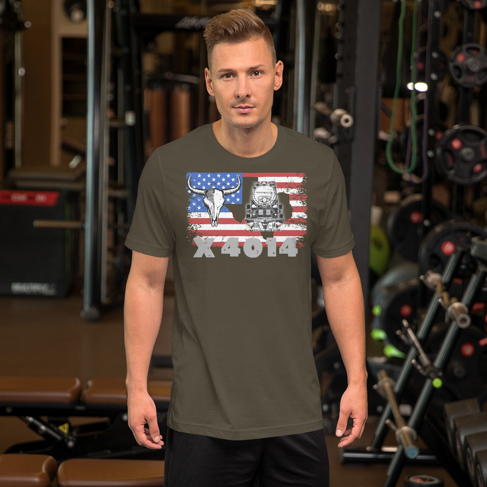 UP Big Boy 4014 Texas Men's Short-sleeve t-shirt - Broken Knuckle Apparel