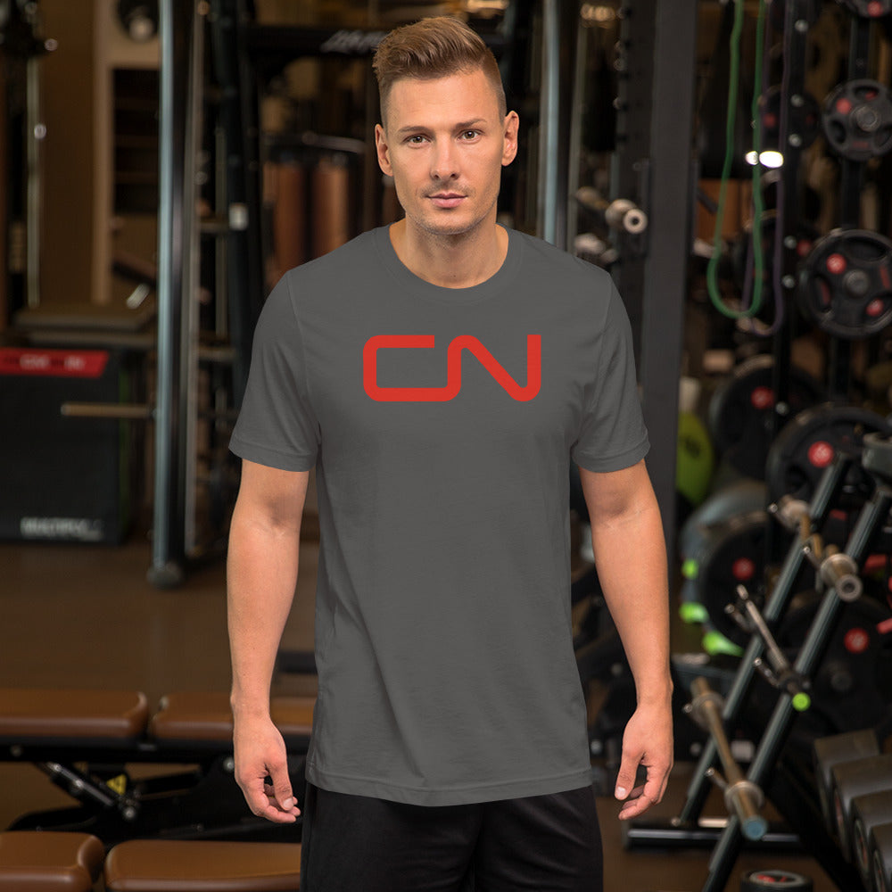 Canadian National [CN] Men's Short-Sleeve T-Shirt - Broken Knuckle Apparel