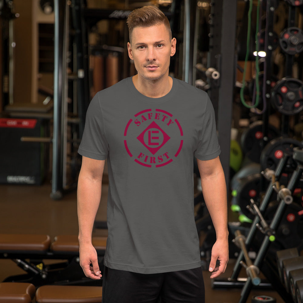 Erie Lackawanna Safety First Men's Short-sleeve t-shirt - Broken Knuckle Apparel