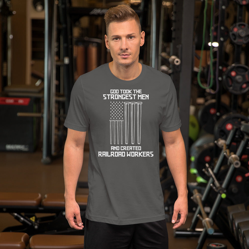 God Took The Strongest Men's Short-sleeve t-shirt - Broken Knuckle Apparel