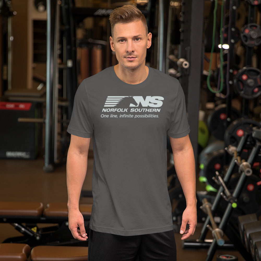 Norfolk Southern One Line Men's Short-sleeve t-shirt - Broken Knuckle Apparel