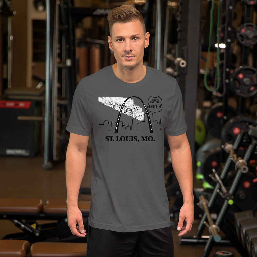 UP Big Boy 4014 St. Louis MO. Men's Short-sleeve t-shirt - Broken Knuckle Apparel