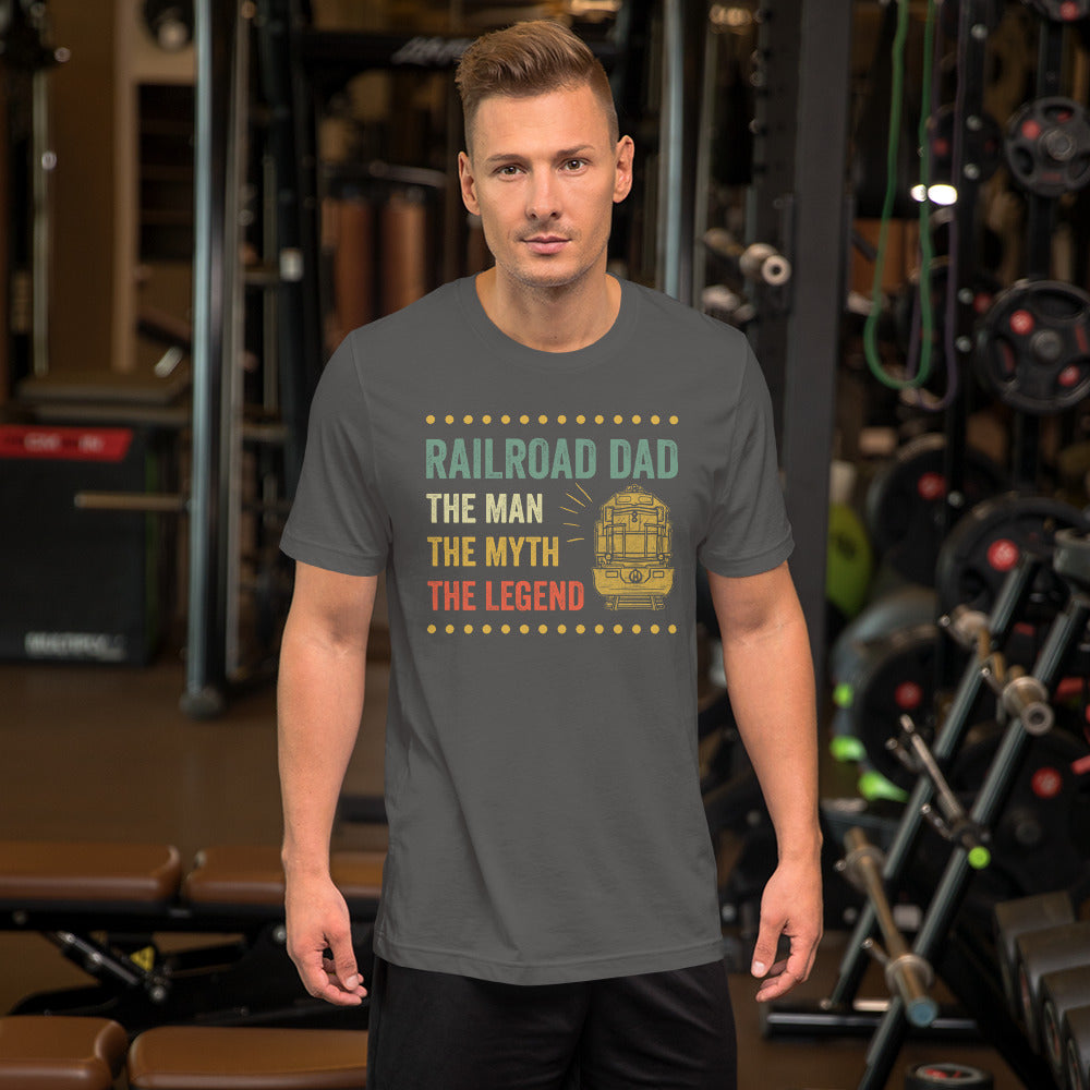 Railroad Dad Men's Short Sleeve t-shirt - Broken Knuckle Apparel