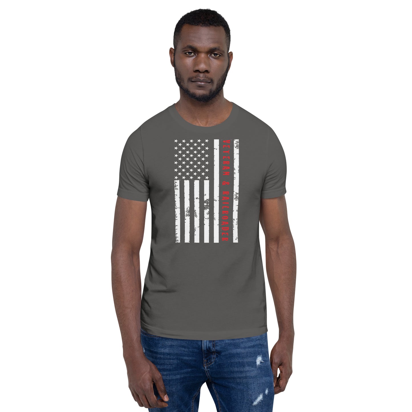 Veteran & Railroader Men's Short Sleeve t-shirt - Broken Knuckle Apparel