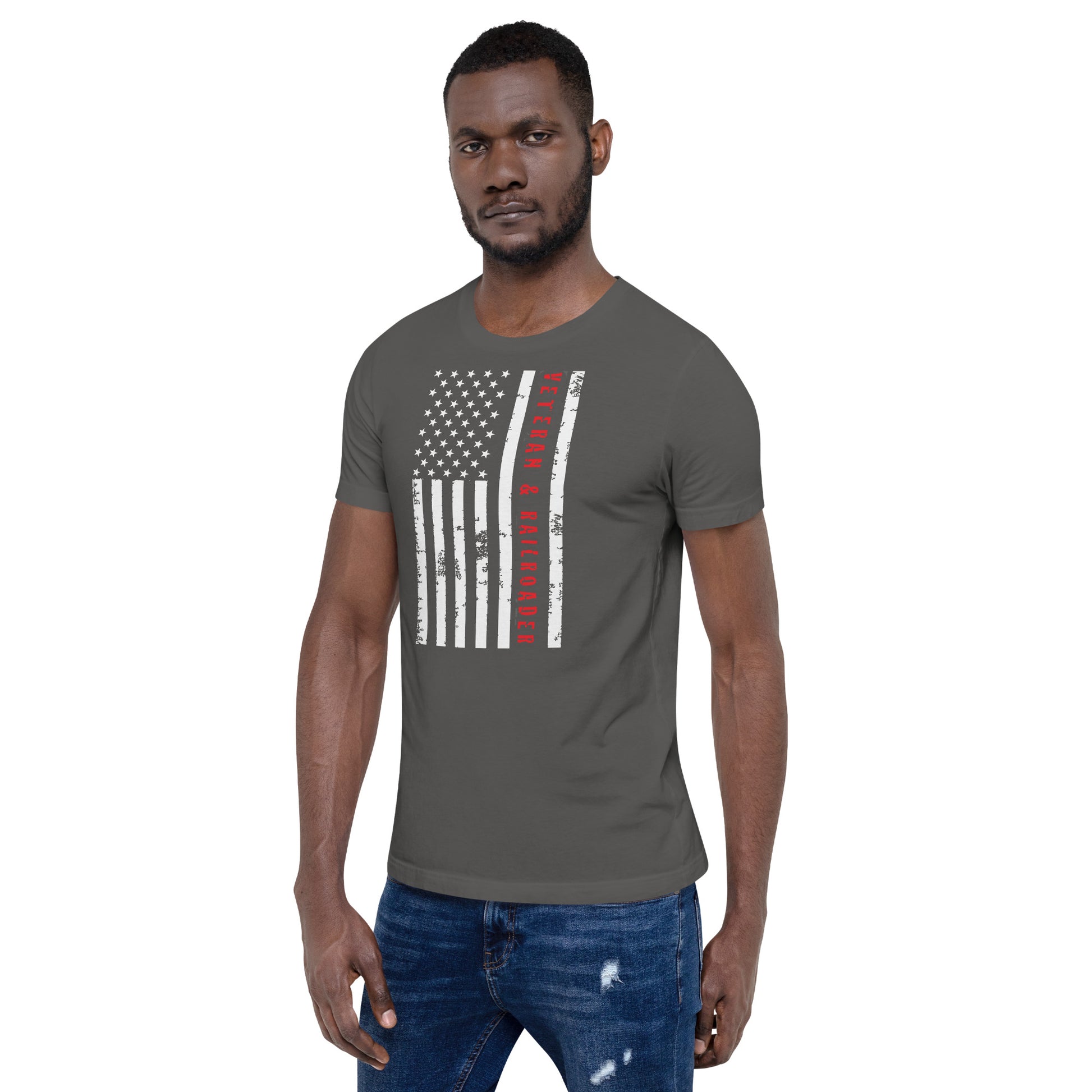 Veteran & Railroader Men's Short Sleeve t-shirt - Broken Knuckle Apparel
