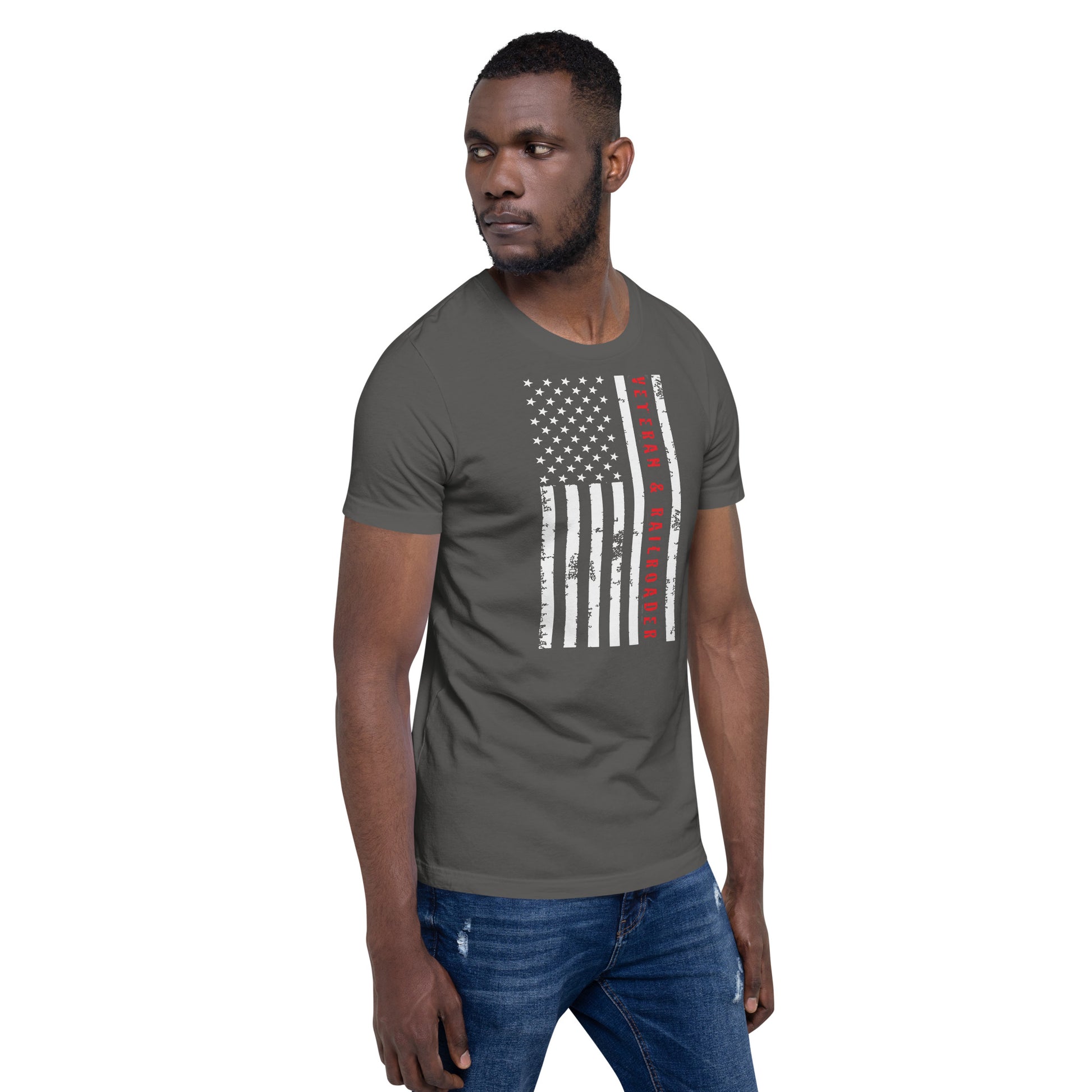 Veteran & Railroader Men's Short Sleeve t-shirt - Broken Knuckle Apparel