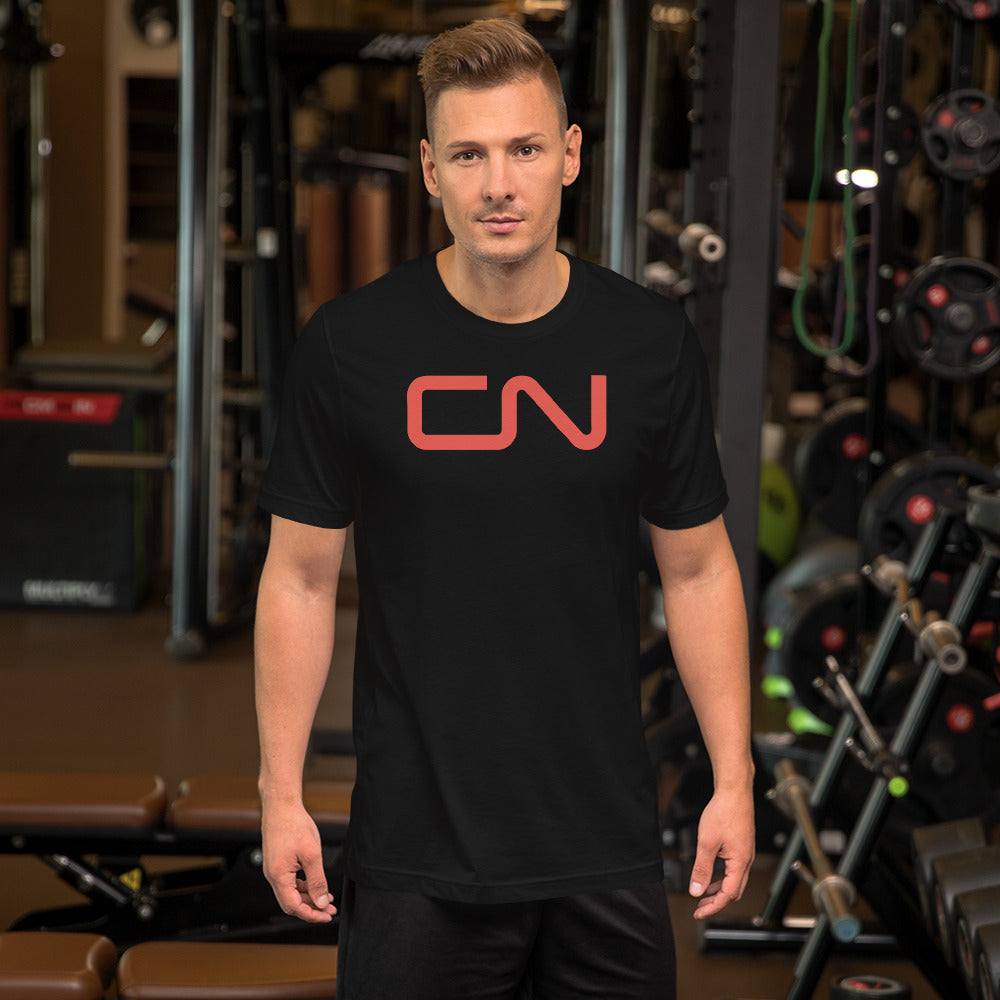 Canadian National [CN] Men's Short-Sleeve T-Shirt - Broken Knuckle Apparel