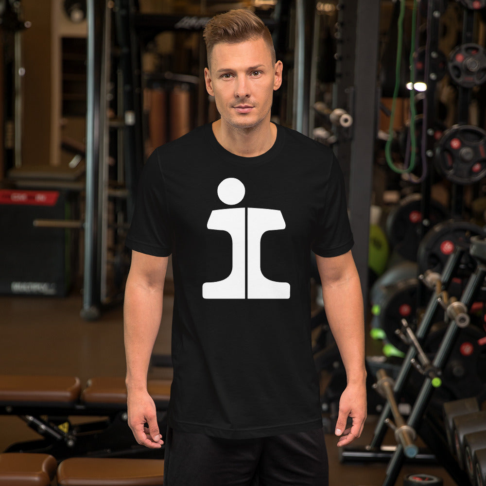 Illinois Central "Split Rail" Logo Men's Short-Sleeve T-Shirt - Broken Knuckle Apparel