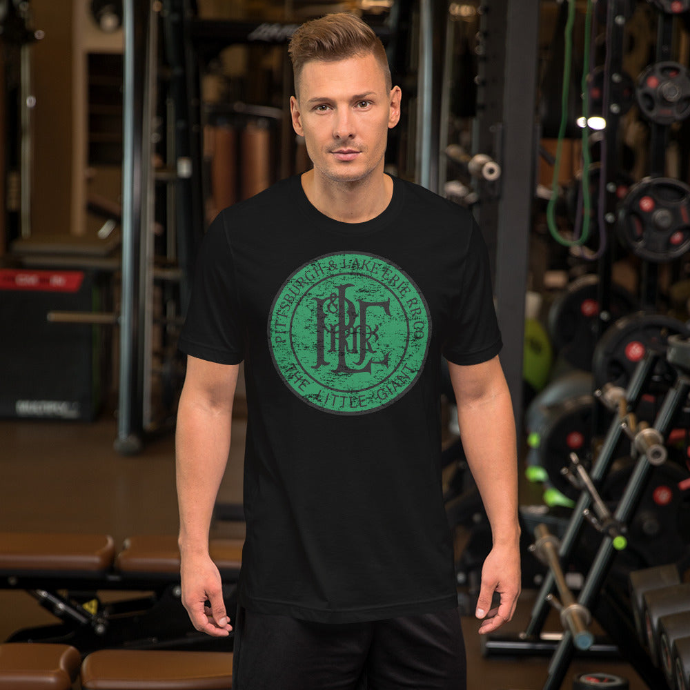 Pittsburgh & Lake Erie [P&LE] Men's Short-sleeve t-shirt - Broken Knuckle Apparel