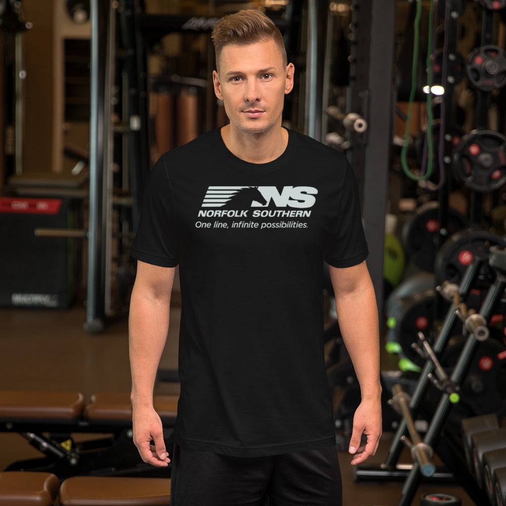 Norfolk Southern One Line Men's Short-sleeve t-shirt - Broken Knuckle Apparel
