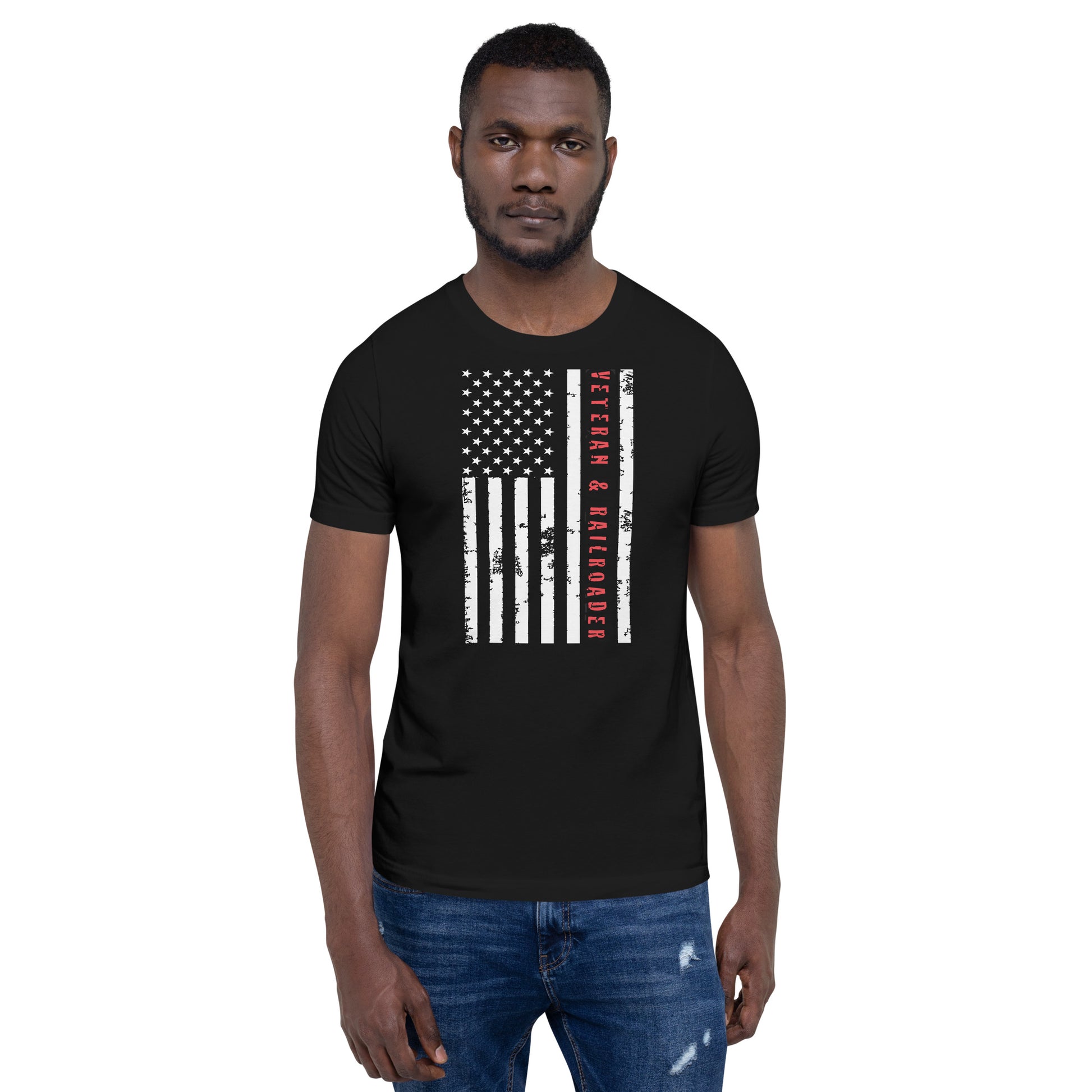 Veteran & Railroader Men's Short Sleeve t-shirt - Broken Knuckle Apparel