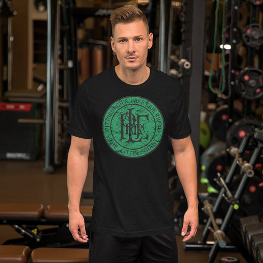 Pittsburgh & Lake Erie [P&LE] Men's Short-sleeve t-shirt - Broken Knuckle Apparel