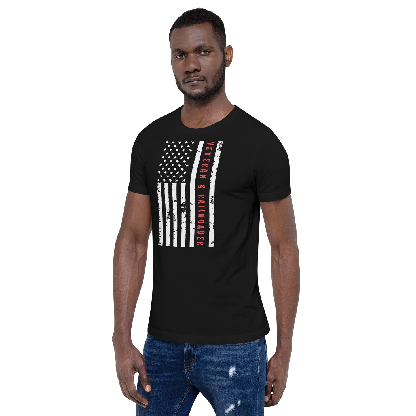 Veteran & Railroader Men's Short Sleeve t-shirt - Broken Knuckle Apparel