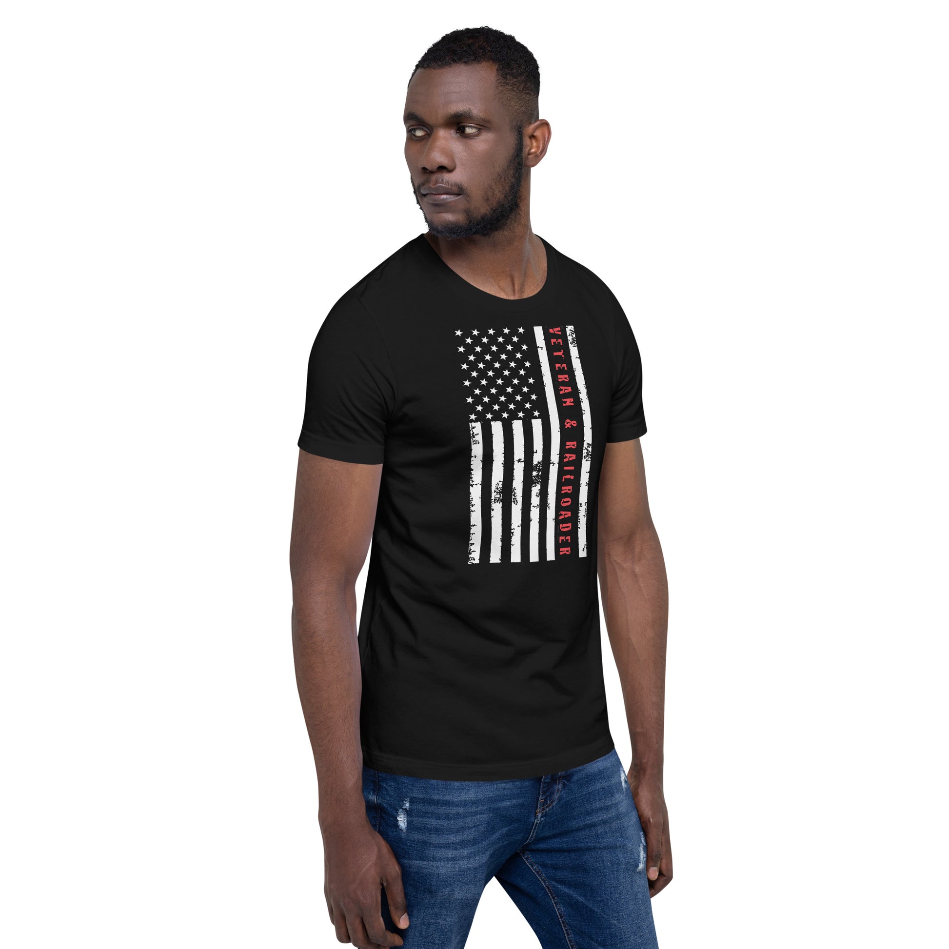 Veteran & Railroader Men's Short Sleeve t-shirt - Broken Knuckle Apparel