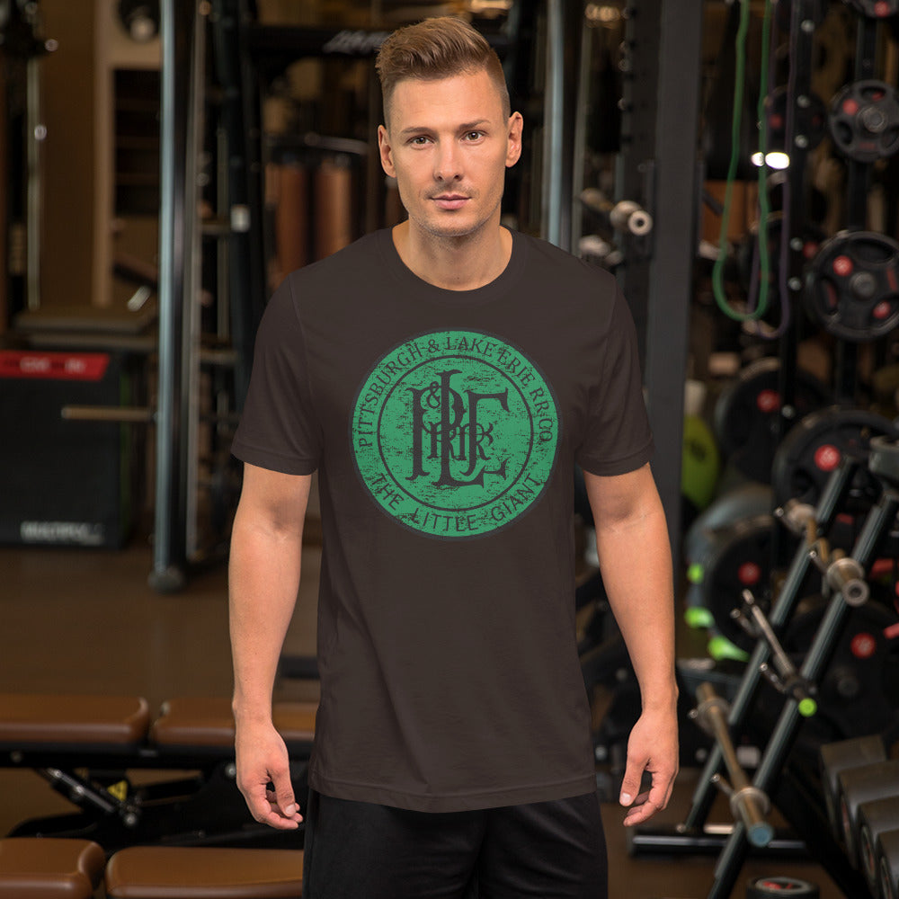 Pittsburgh & Lake Erie [P&LE] Men's Short-sleeve t-shirt - Broken Knuckle Apparel