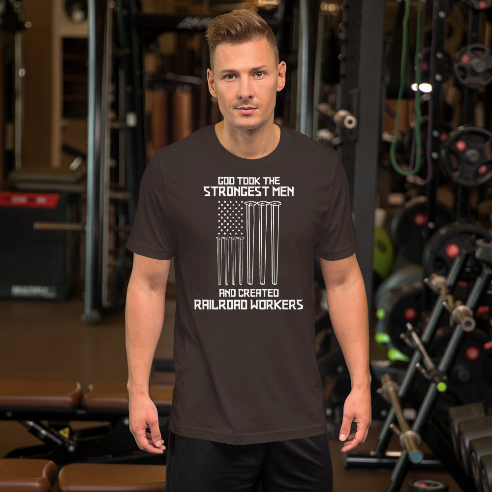 God Took The Strongest Men's Short-sleeve t-shirt - Broken Knuckle Apparel
