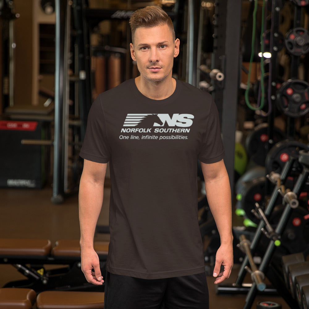 Norfolk Southern One Line Men's Short-sleeve t-shirt - Broken Knuckle Apparel