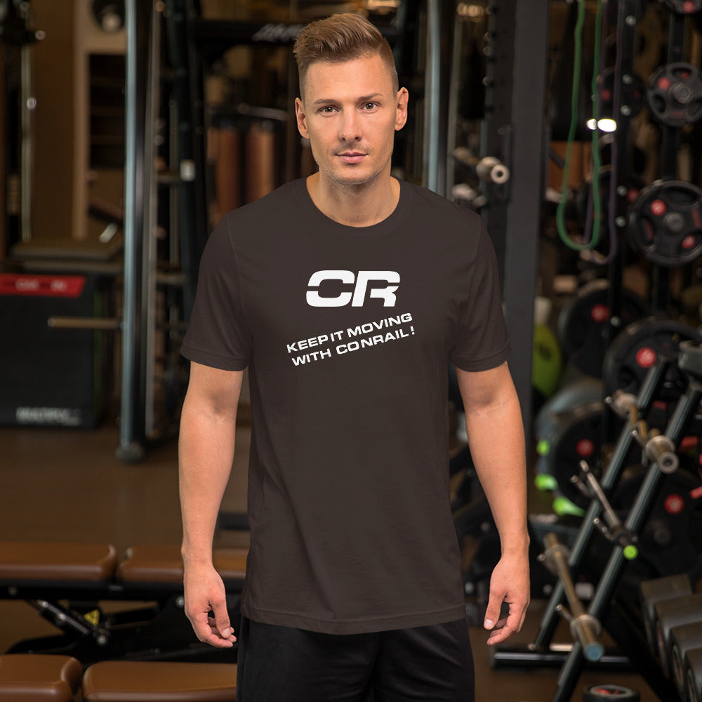 Keep it Moving with Conrail Men's Short-sleeve t-shirt - Broken Knuckle Apparel
