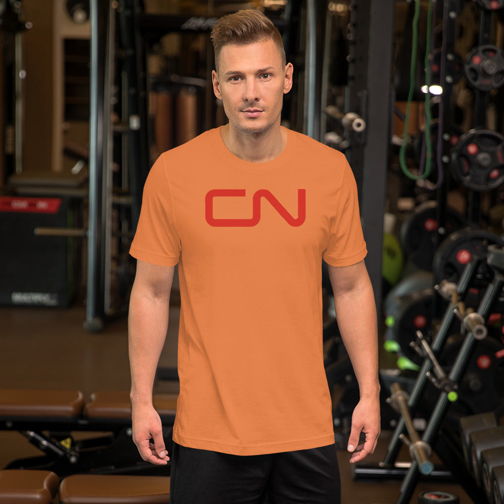 Canadian National [CN] Men's Short-Sleeve T-Shirt - Broken Knuckle Apparel