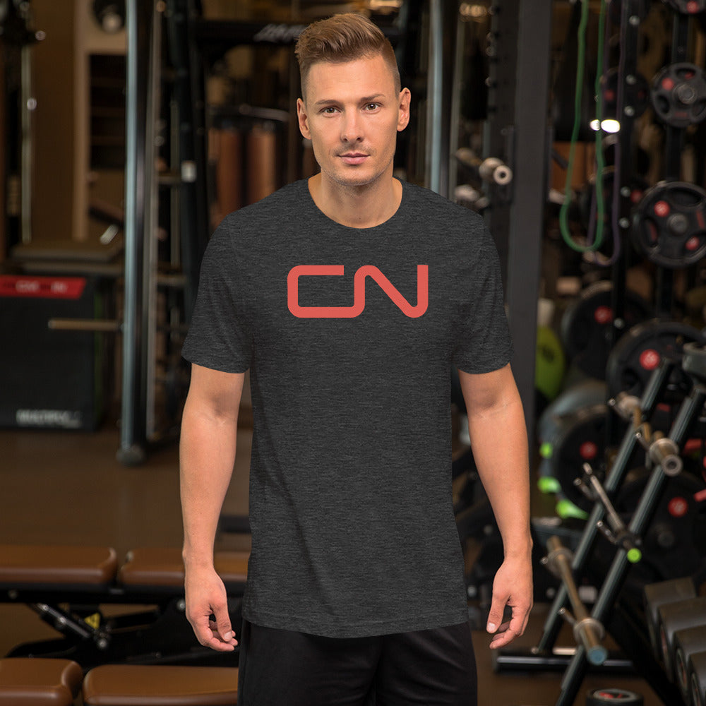 Canadian National [CN] Men's Short-Sleeve T-Shirt - Broken Knuckle Apparel