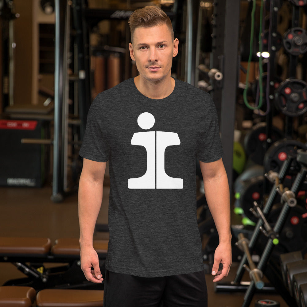 Illinois Central "Split Rail" Logo Men's Short-Sleeve T-Shirt - Broken Knuckle Apparel