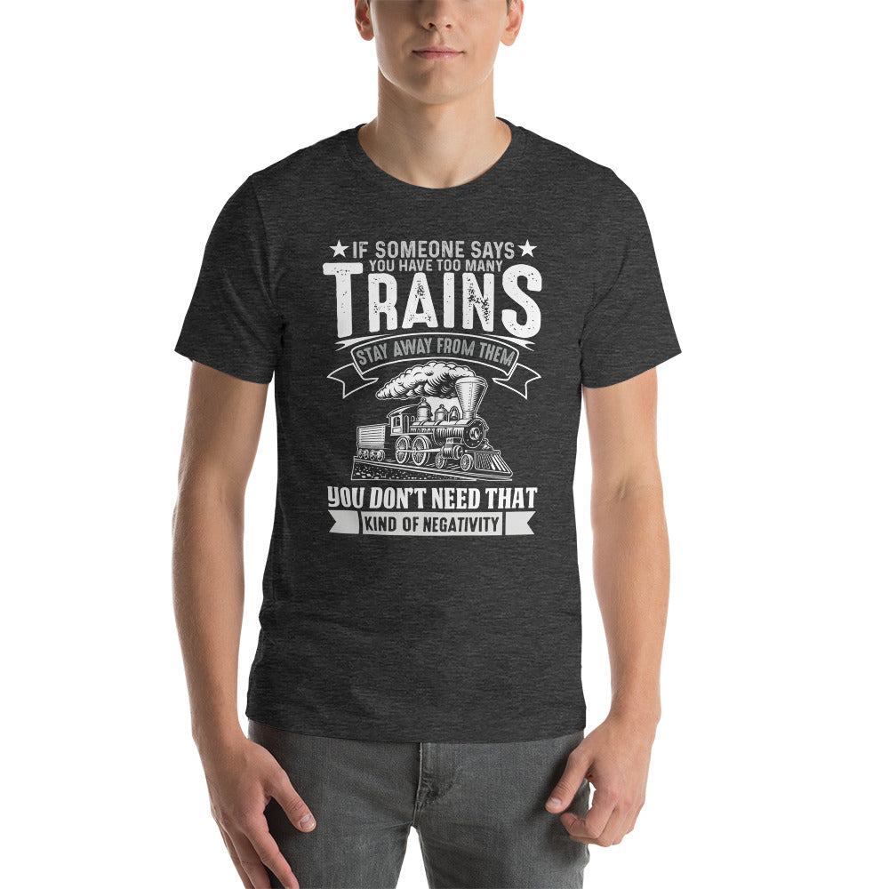 Never Have To Many Trains Men's Short-sleeve t-shirt - Broken Knuckle Apparel