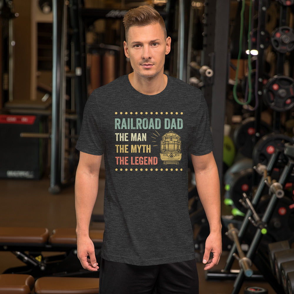 Railroad Dad Men's Short Sleeve t-shirt - Broken Knuckle Apparel