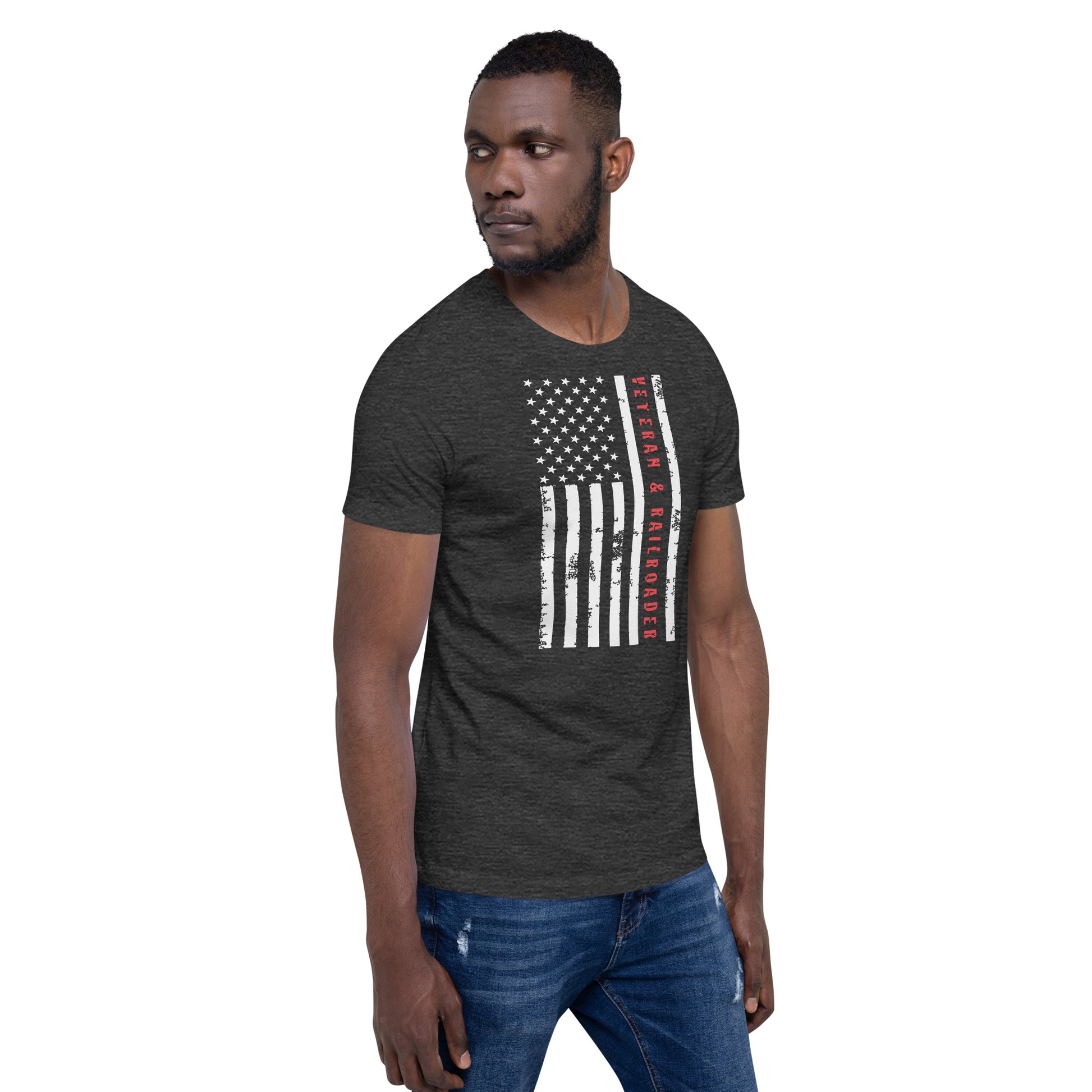 Veteran & Railroader Men's Short Sleeve t-shirt - Broken Knuckle Apparel