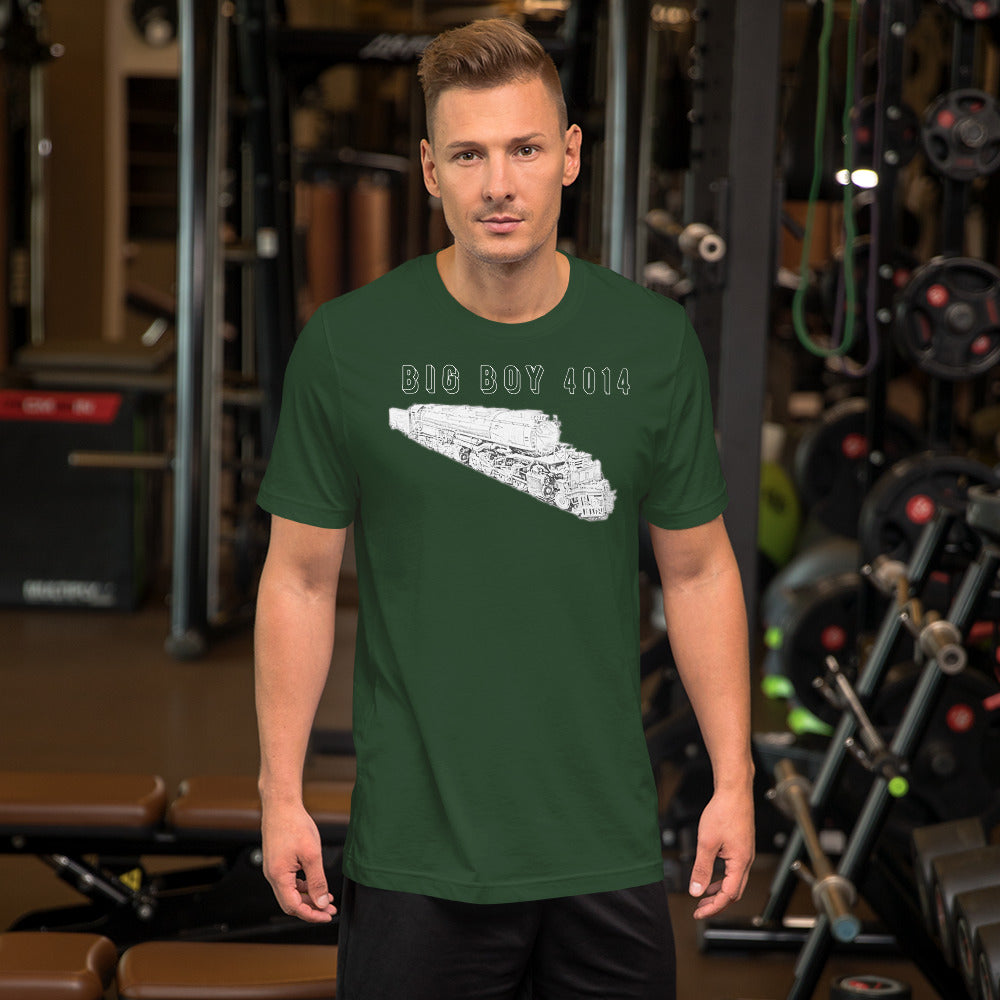 Big Boy 4014 Locomotive Men's Short-Sleeve T-Shirt - Broken Knuckle Apparel