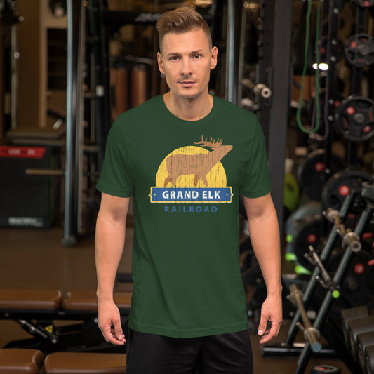 Grand Elk Men's Short-sleeve t-shirt - Broken Knuckle Apparel