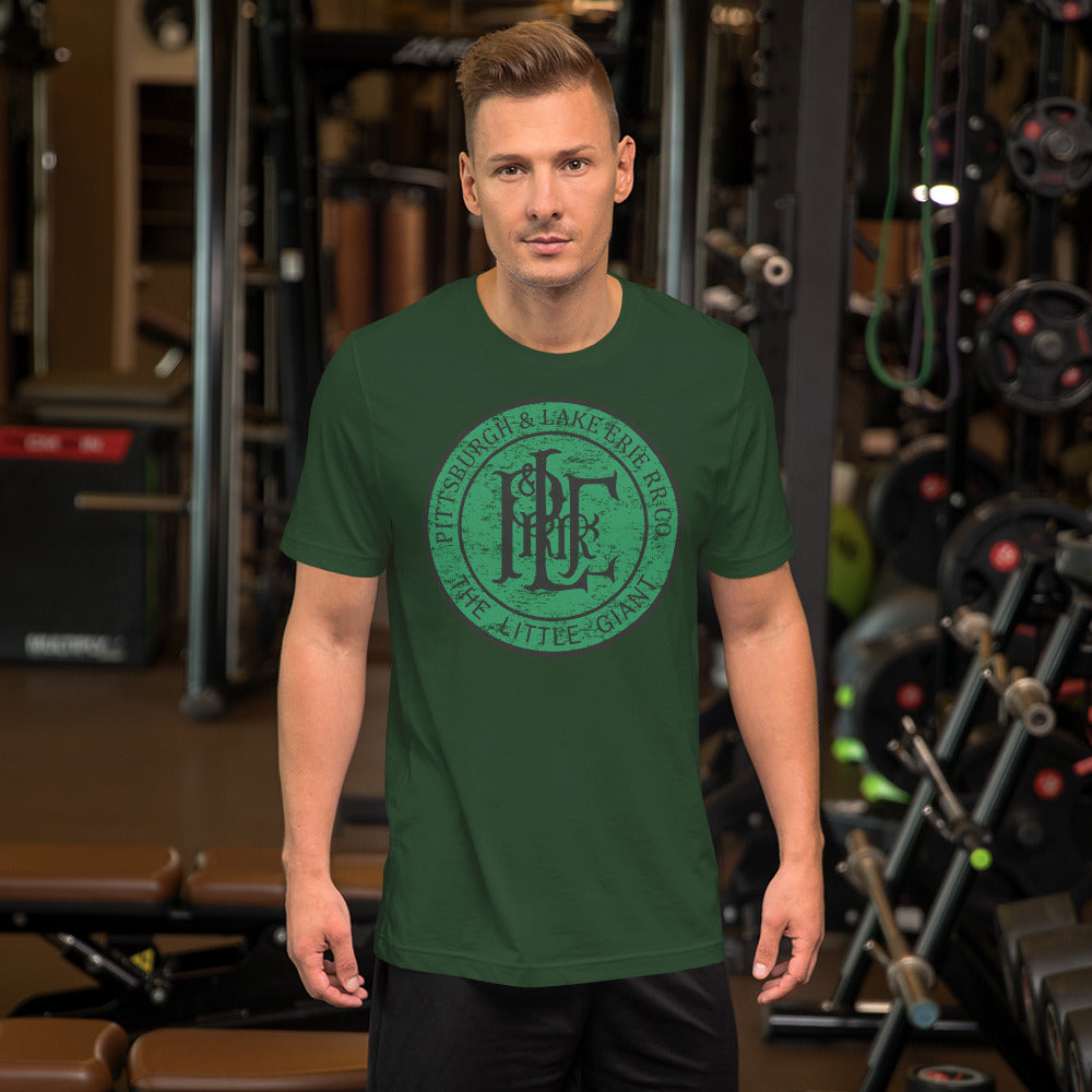Pittsburgh & Lake Erie [P&LE] Men's Short-sleeve t-shirt - Broken Knuckle Apparel