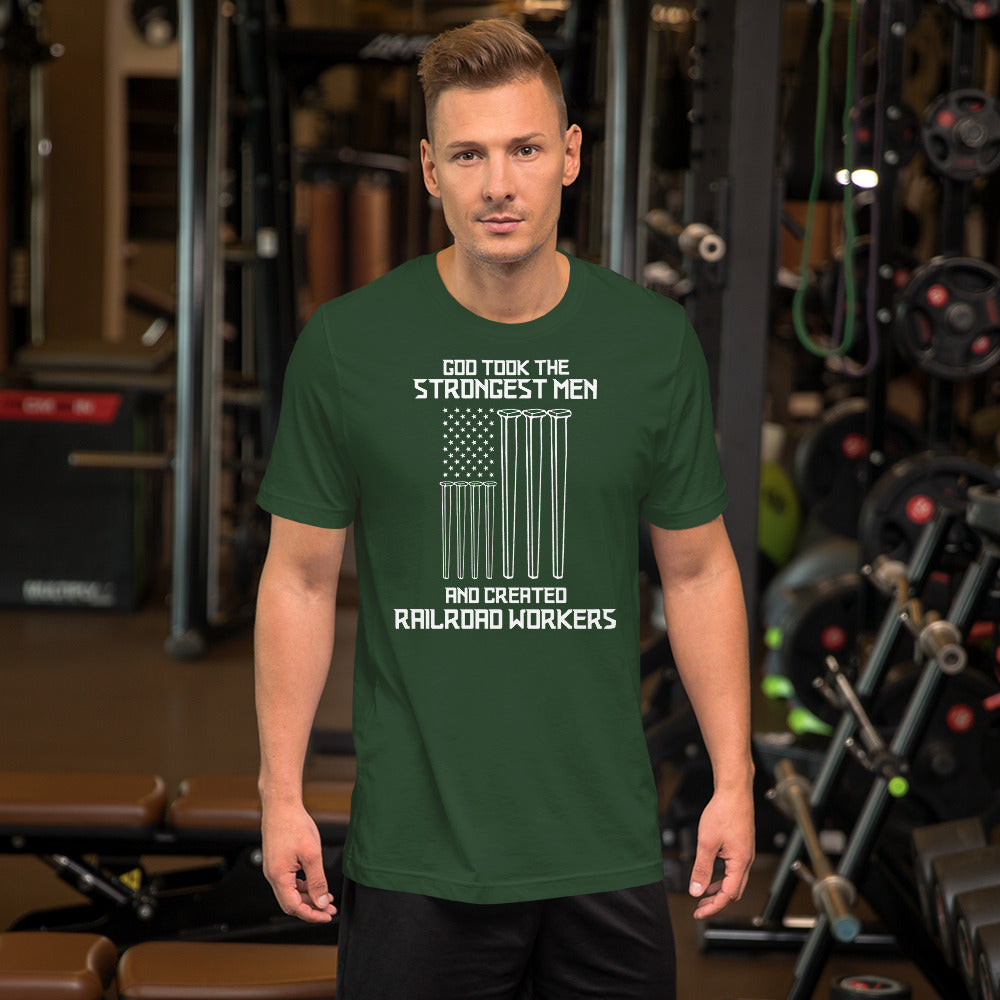 God Took The Strongest Men's Short-sleeve t-shirt - Broken Knuckle Apparel