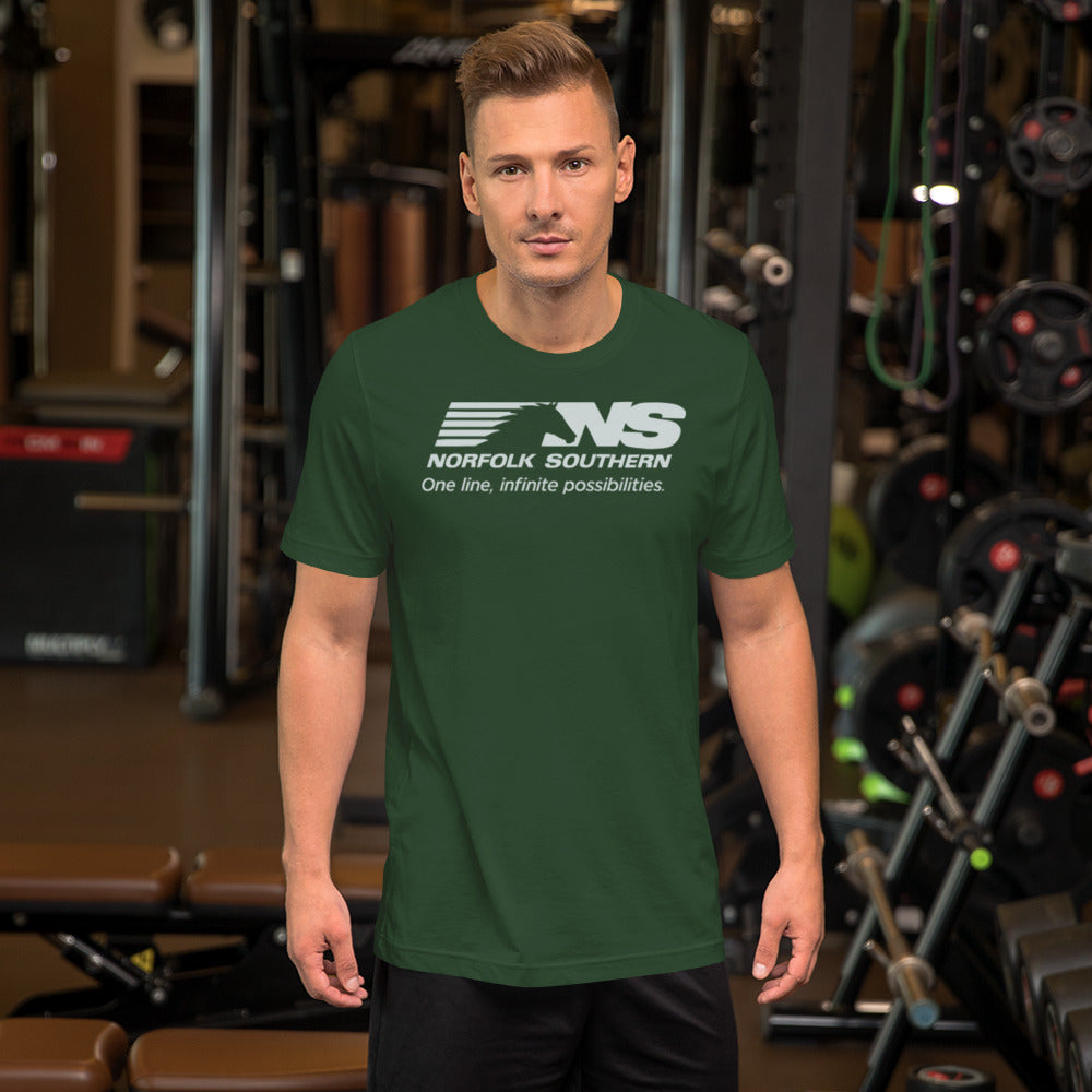 Norfolk Southern One Line Men's Short-sleeve t-shirt - Broken Knuckle Apparel
