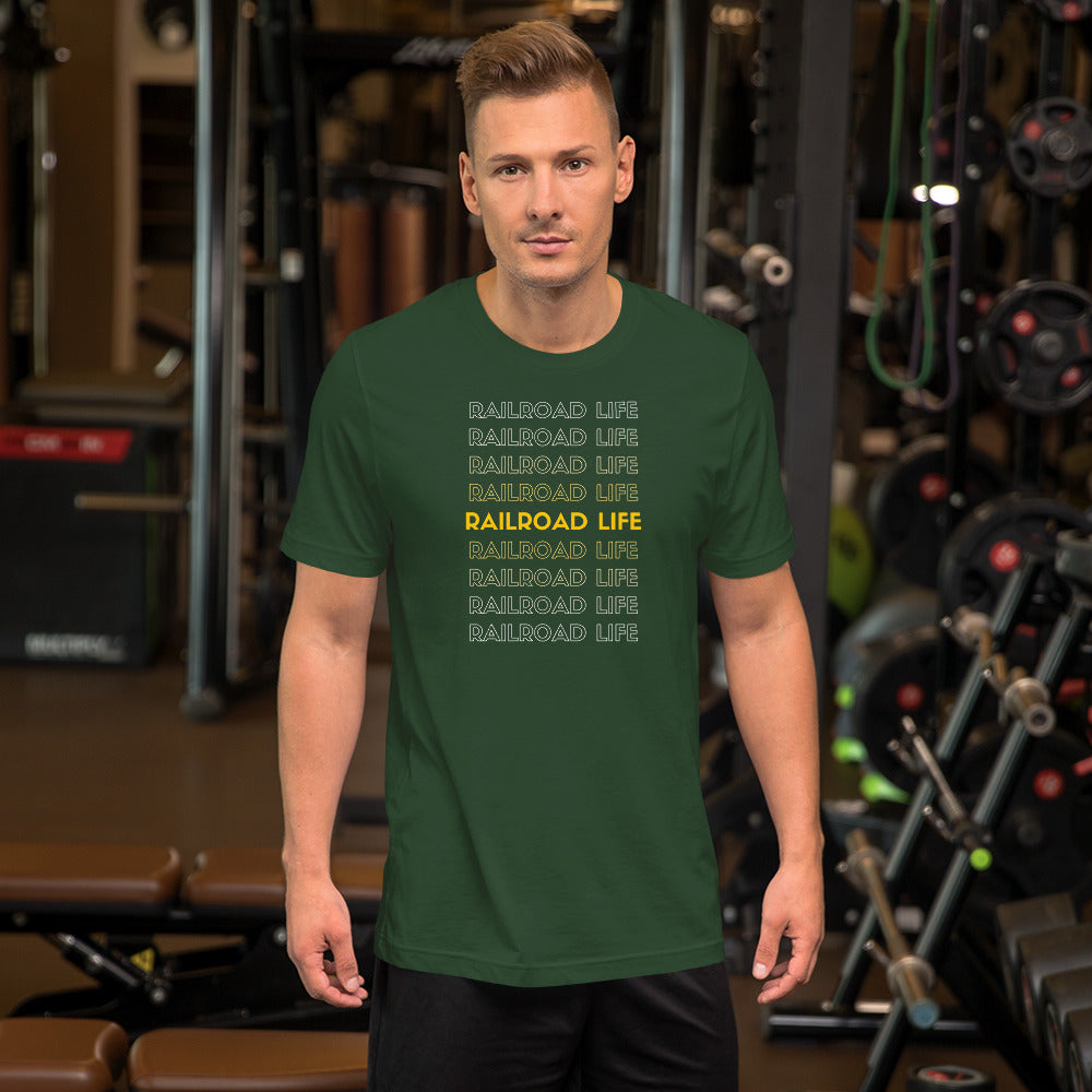 Railroad Life Men's Short-sleeve t-shirt - Broken Knuckle Apparel