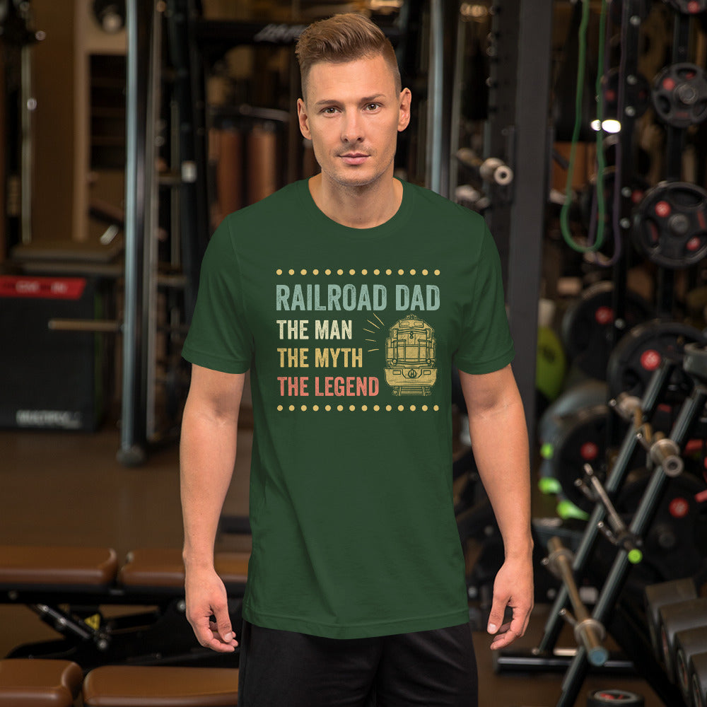 Railroad Dad Men's Short Sleeve t-shirt - Broken Knuckle Apparel