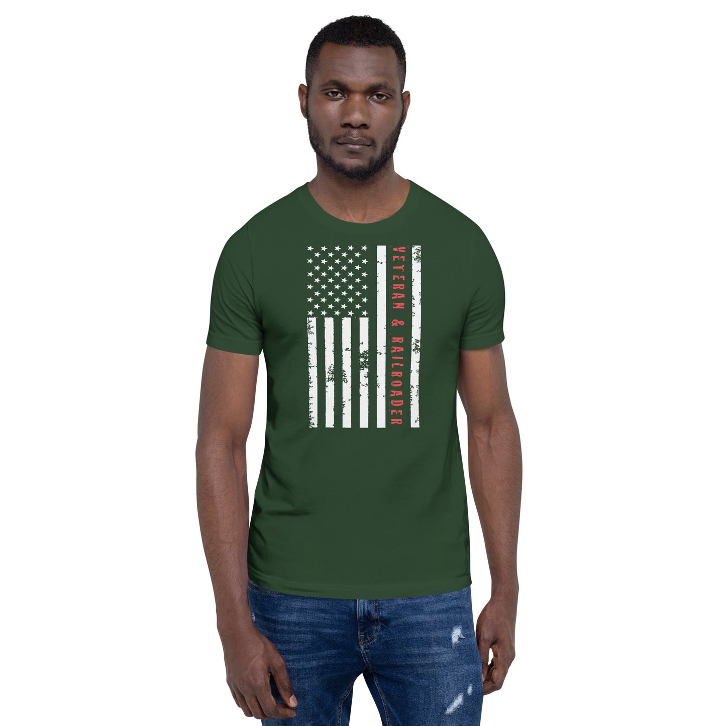 Veteran & Railroader Men's Short Sleeve t-shirt - Broken Knuckle Apparel