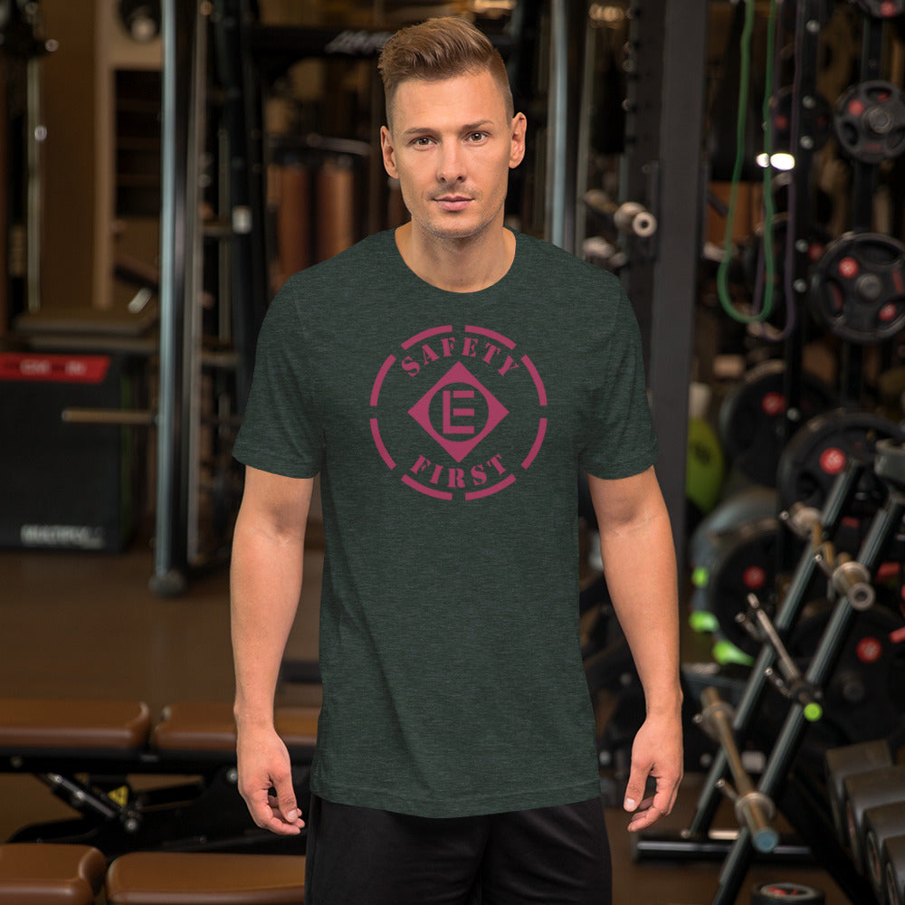 Erie Lackawanna Safety First Men's Short-sleeve t-shirt - Broken Knuckle Apparel