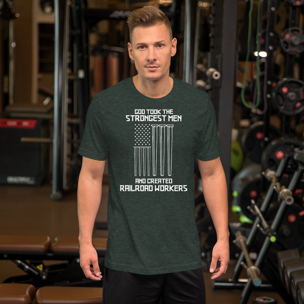 God Took The Strongest Men's Short-sleeve t-shirt - Broken Knuckle Apparel