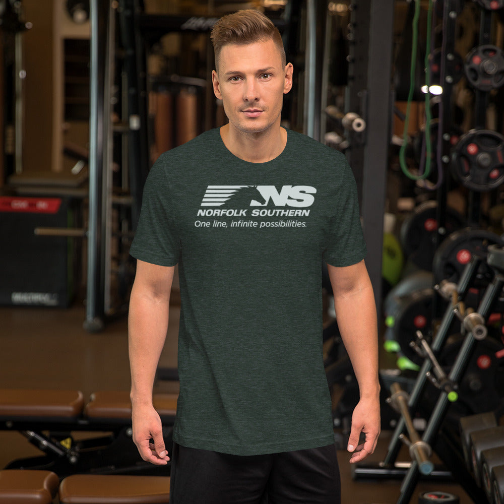 Norfolk Southern One Line Men's Short-sleeve t-shirt - Broken Knuckle Apparel