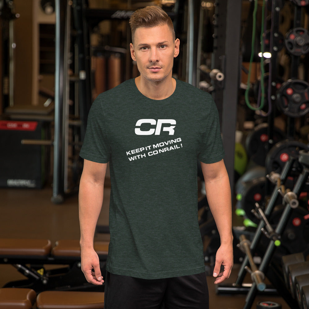 Keep it Moving with Conrail Men's Short-sleeve t-shirt - Broken Knuckle Apparel