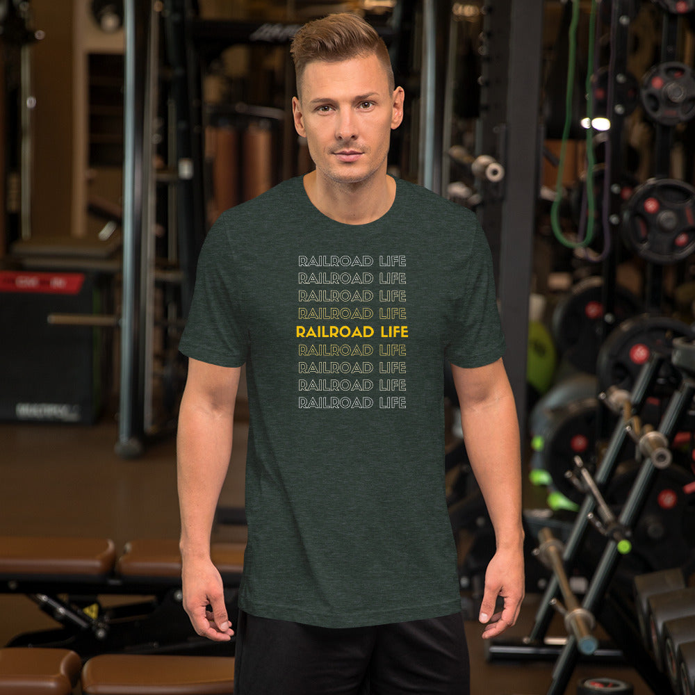 Railroad Life Men's Short-sleeve t-shirt - Broken Knuckle Apparel