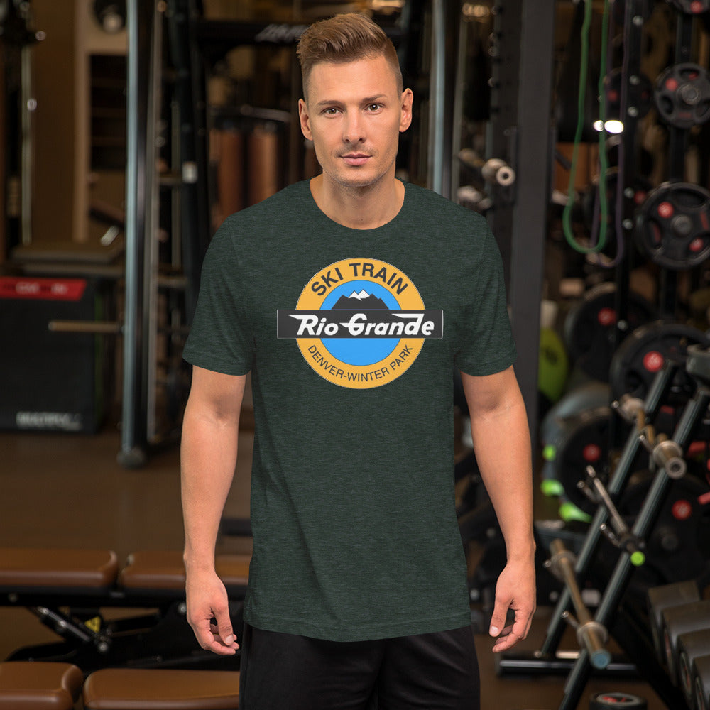 Rio Grande Ski Train Men's Short-sleeve t-shirt - Broken Knuckle Apparel