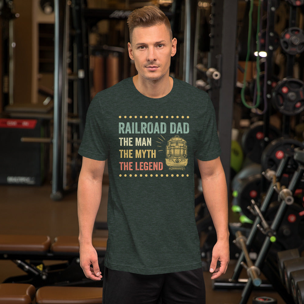 Railroad Dad Men's Short Sleeve t-shirt - Broken Knuckle Apparel