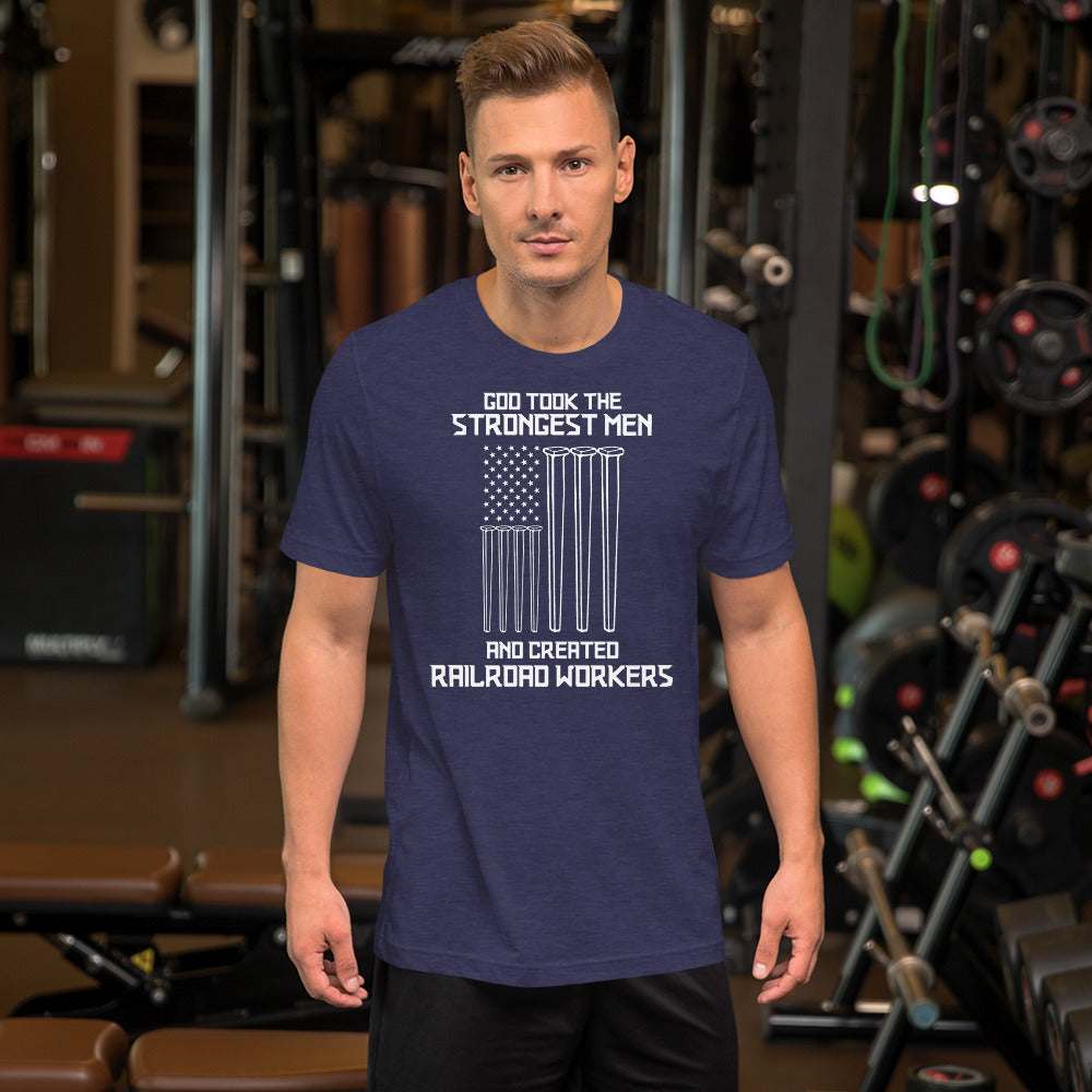 God Took The Strongest Men's Short-sleeve t-shirt - Broken Knuckle Apparel